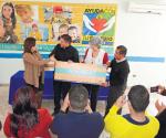 Reciben donativo para dar apoyo en consultas médicas