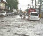 Torrencial aguacero en pocas partes de Reynosa
