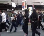Cierran vialidades por marchas del Día del Trabajo