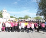 Encabeza actividades contra cáncer de mama