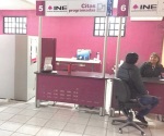 Módulo itinerante del INE a Progreso y Santa Apolonia