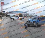 Choca auto contra blindado, un lesionado