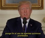 Trump ordena bombardeos quirúrgicos contra Siria