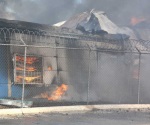Nave industrial destruida