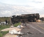 Choque en Durango;  10 muertos  y 12 heridos