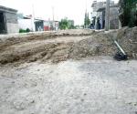 Reponen tubería pero dejan hecha un asco arteria