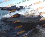 Explota yate en el río Pánuco