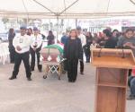 Guardia de honor a agente vial que pereció en incendio