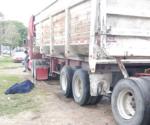 Fallece electrocutado al lavar caja de tráiler