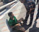Reportan a presunto suicida en puente Broncos