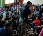 Rescatan a 75 migrantes de 4 países centroamericanos