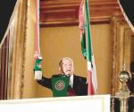 Da AMLO su primer Grito de Independencia