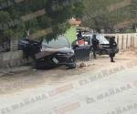 Persecución, balacera y auto robado asegurado