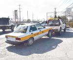 Decomisan taxis piratas