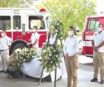 Rinden homenaje a bombero