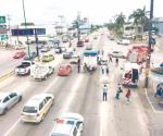 Se queda sin frenos pipa con combustible