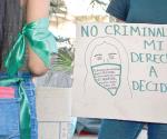 Organizan ´plantón pacífico´ pro-aborto
