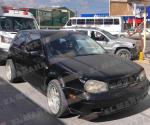 Lesiona a tres de familia en colisión vehicular