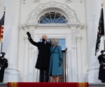 Llega Biden a la Casa Blanca con su familia