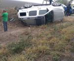 Vuelca Exterra en carretera Victoria-Matamoros