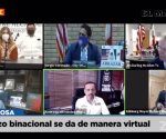 Abrazo binacional se da de manera virtual
