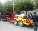 Realizan Viacrusis itinerante por pandemia