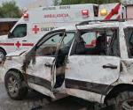 Reynosenses lesionados al volcar camioneta
