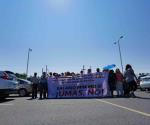 Se manifiestan contra el pago de pensiones en base a UMAS