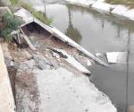 Más derrumbes en dren Reynosa