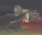 Jornalero muere en volcadura