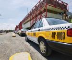 Desplome en corridas de taxi