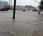 Registran 5 pulgadas de lluvia en 2 horas