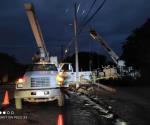 Dejan sin luz a fraccionamientos Río Bravo y San Diego