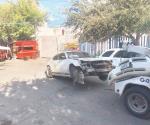 Hallan auto destrozado