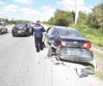 Chocan para evitar atropello