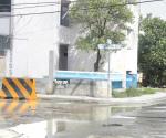 Se inunda calle repavimentada