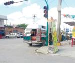 Convertido en horno el transporte público