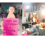 Venden hot dogs para pagar su boda