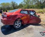 Muere mujer en choque