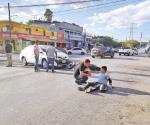 Motociclista embestido