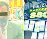 Detienen a hombre con 700 mil pesos en ´cash´