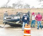 Derrapa ´troca´: un herido