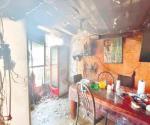 Provoca cortocircuito incendio en vivienda
