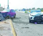 Choca por falta de precaución