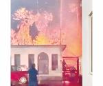 Caída de un rayo provoca incendio
