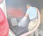 Se siniestra cuarto por un corto en clima