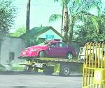 Provoca semoviente choque con volcadura