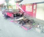 Destruye cafre el puesto a taquero
