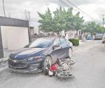 Arrollan a motociclista