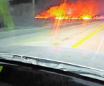 Incendios afectaron NP y autopista